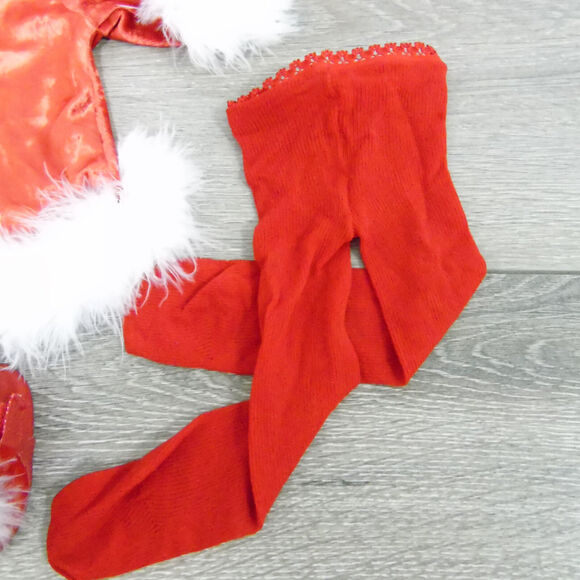 American Girl Bitty Baby SANTA'S HELPER Christmas Outfit Stacking Tree AG Bag + - Picture 8 of 10